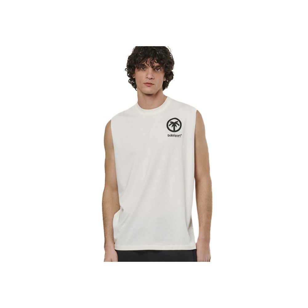 Ανδρικό Αμάνικο Body Action Men's Classic Tank Tee 043509-01 (White Allysum)