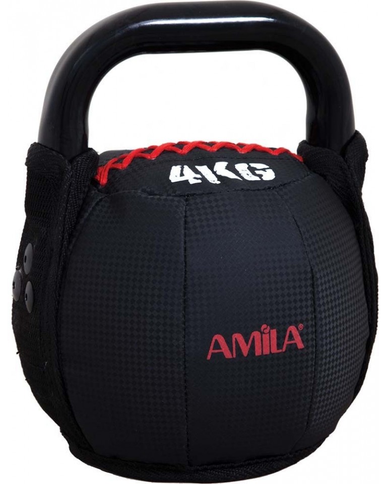 Αλτήρας Kettlebell amila με επένδυση PVC 10kg (84777)