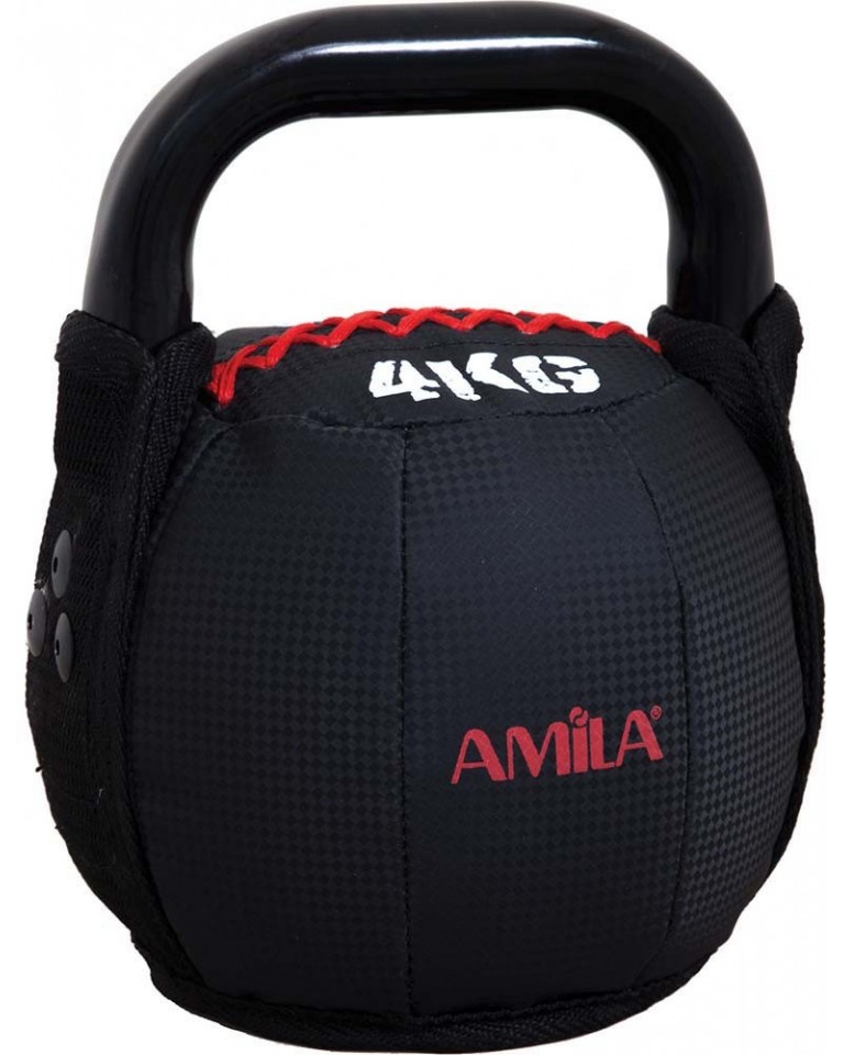 Αλτήρας Kettlebell amila με επένδυση PVC 12kg (84773)