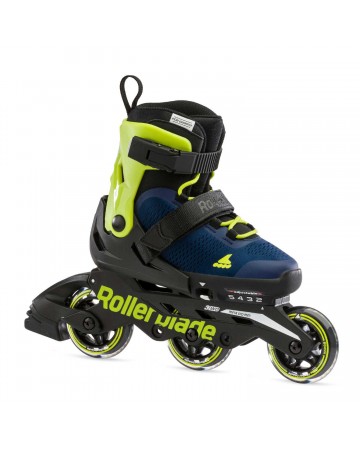 Αυξομειούμενα πατίνια Rollerblade Microblade 3WD 2021 Blue Royal/Lime 071044