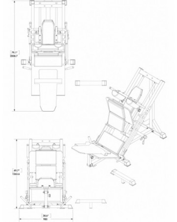 Πρέσα Bodycraft Hip Sled F660 44715