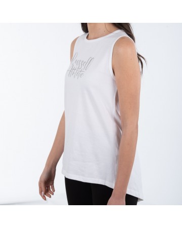 Γυναικείο Αμάνικο T-Shirt Russell Athletic Scripted-Split Back Long Tank A2 113 1 001