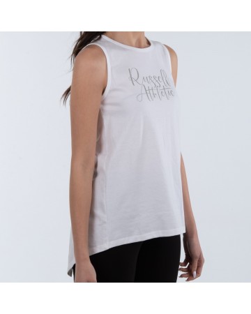 Γυναικείο Αμάνικο T-Shirt Russell Athletic Scripted-Split Back Long Tank A2 113 1 001