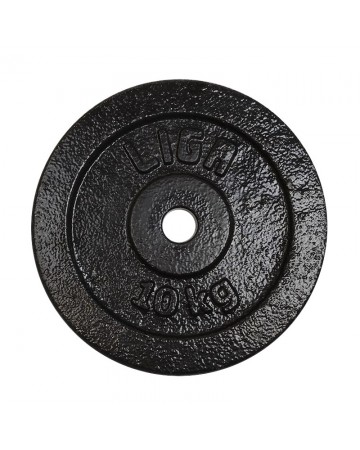 CAST IRON DISCS 10kg (Φ28) LIGASPORT