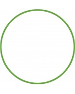 Χούλα-Χουπ amila Πράσινο  60cm - Φ18mm - 155gr (48170)