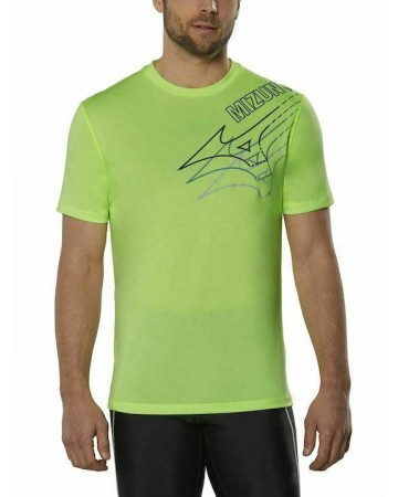 Ανδρικό T-shirt Mizuno Core Graphic Tee J2GA205737 Κίτρινο