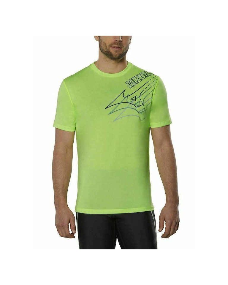 Ανδρικό T-shirt Mizuno Core Graphic Tee J2GA205737 Κίτρινο