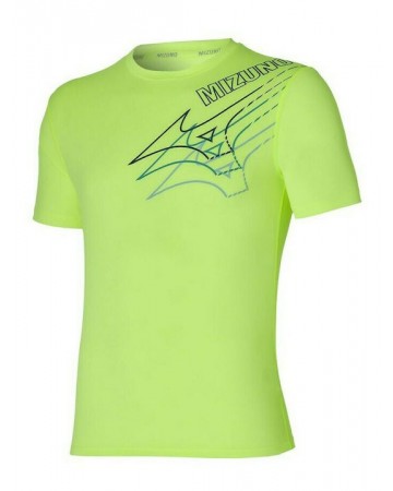 Ανδρικό T-shirt Mizuno Core Graphic Tee J2GA205737 Κίτρινο