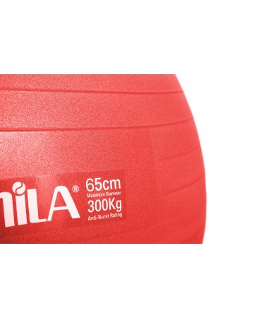 Μπάλα γυμναστικής AMILA GYMBALL 75cm Κόκκινη 95866