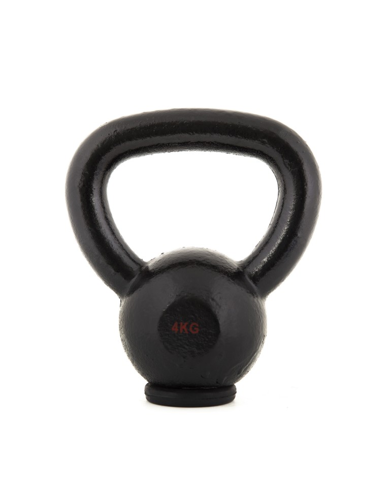 AMILA Kettlebell Cast Iron Rubber Base 4Kg 44500