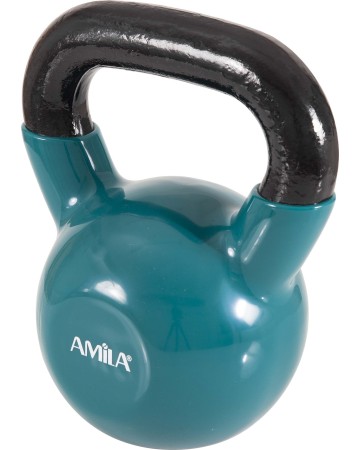 Kettlebell Με Επένδυση Βινυλίου 12kg - Πράσινο