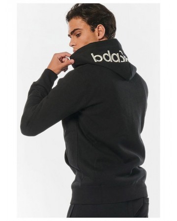 Ανδρικό Μπουφάν με Κουκούλα Body Action Men Hooded Sweat Jacket 073214-01 Black