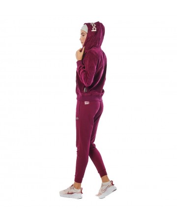 Γυναικεία Ζακέτα με Κουκούλα Body Action Women Velour Hoodie Jacket 071222 01 Purple