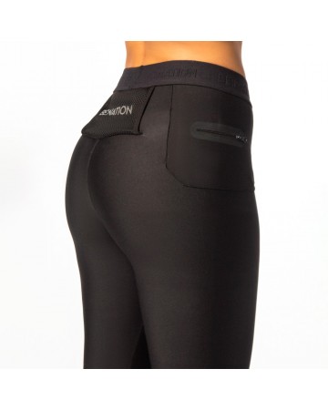 Γυναικείο Κολάν Be Nation Basic Wide Logo Band With Side Pocket 7/8 Leggings 01102202 01