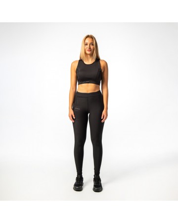 Γυναικείο Κολάν Be Nation Basic Wide Logo Band With Side Pocket 7/8 Leggings 01102202 01