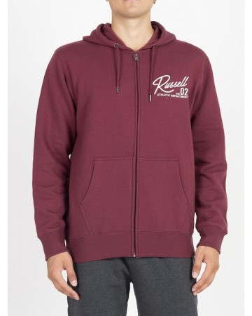 Ανδρική Ζακέτα με Κουκούλα Russell Athletic Est 02 Zip Through Hoody A2029-2-482