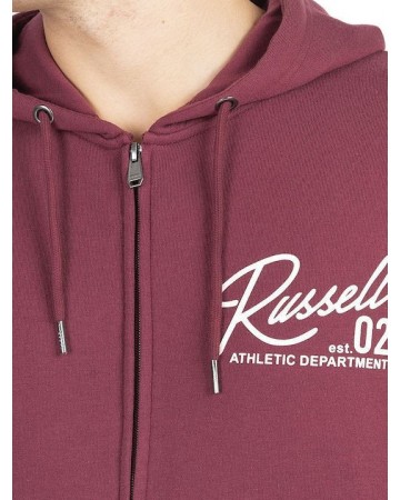 Ανδρική Ζακέτα με Κουκούλα Russell Athletic Est 02 Zip Through Hoody A2029-2-482