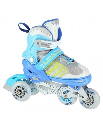 Αυξομειούμενα Roller NH18192 A 4σε1 Μπλε IN-LINE SKATES/HOCKEY ICE SKATES