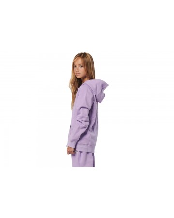 Παιδικό Φούτερ με Κουκούλα Body Action Girls Basic Zip Hoodie 072201 13C Lilac