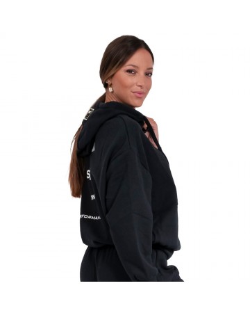 Γυναικεία Ζακέτα με Κουκούλα Body Action Women Oversized Full Zip Hoodie 071226 01 Black