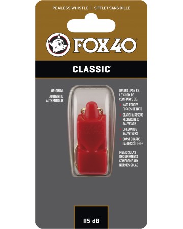 Σφυρίχτρα FOX40 Classic Safety Κόκκινη