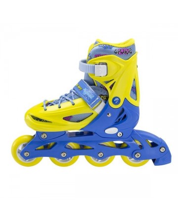 Αυξ. Πατίνια Roller NH 1105 ΣΕΤ 3 ΣΕ 1 INLINE SKATES NILS EXTREME ΚΙΤΡΙΝΟ/ΜΠΛΕ