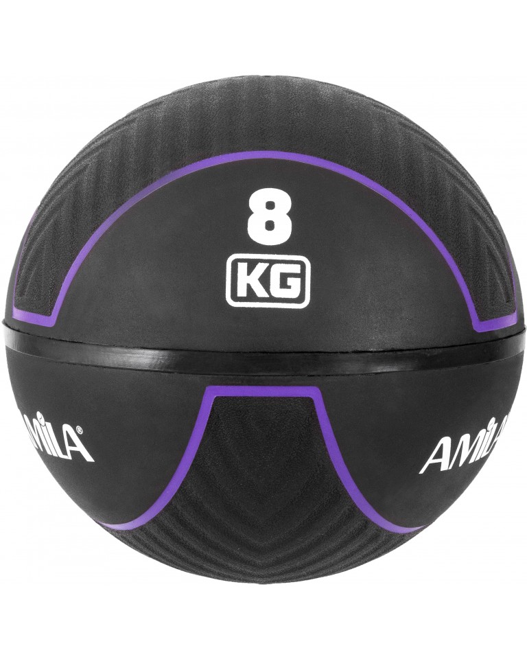 Medicine Ball HQ Rubber 8Kg Amila 90710