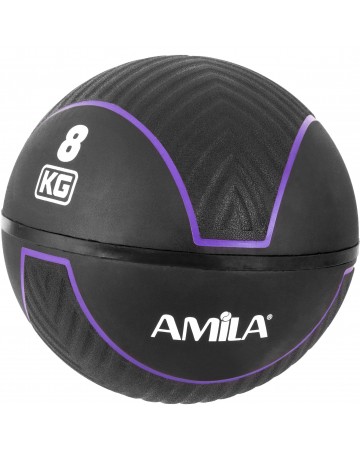 Medicine Ball HQ Rubber 8Kg Amila 90710