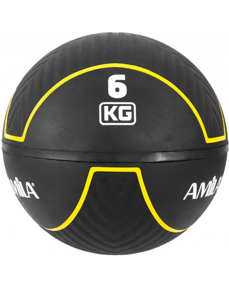 Medicine Ball HQ Rubber 6Kg Amila 90709