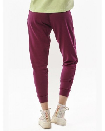 Γυναικείο Παντελόνι Φόρμας Body Action Women Essential Sweatpants 021328 01 Purple