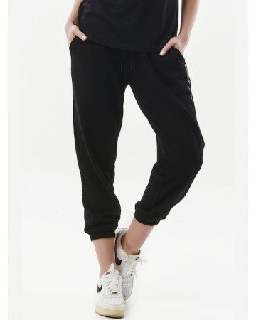 Γυναικείο Παντελόνι Φόρμας Body Action Women Sustainable High Way Pants 021329-01 Black