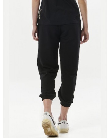 Γυναικείο Παντελόνι Φόρμας Body Action Women Sustainable High Way Pants 021329-01 Black