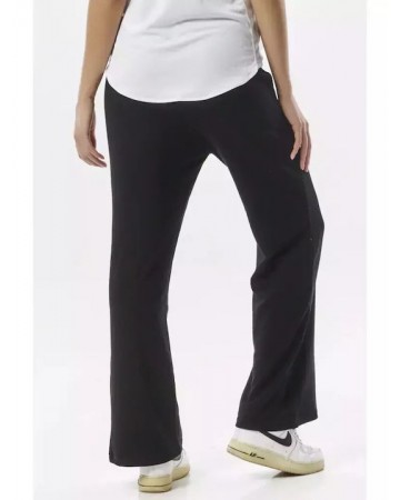 Γυναικείο Παντελόνι Φόρμας Body Action Women Wide Leg Track Pants 021330-01 Black