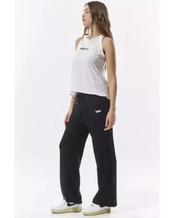 Γυναικείο Παντελόνι Φόρμας Body Action Women Wide Leg Track Pants 021330-01 Black