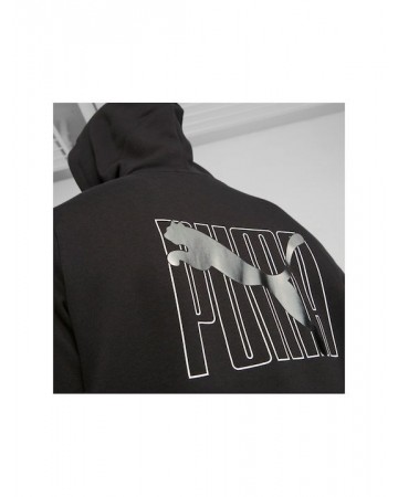 Ανδρική Ζακέτα Με Κουκούλα Puma ESS+ Logo Lab Holiday Full-Zip Hoodie FL 675925-01