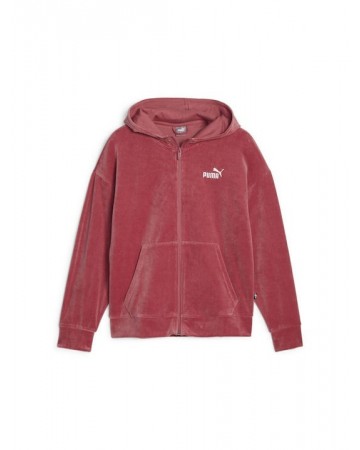 Γυναικεία Ζακέτα Με Κουκούλα Puma ESS Elevated Velour FZ Hoodie 675990-21