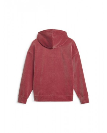 Γυναικεία Ζακέτα Με Κουκούλα Puma ESS Elevated Velour FZ Hoodie 675990-21