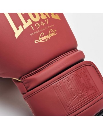 Γάντια προπόνησης Leone BOXING GLOVES BORDEAUX GN059