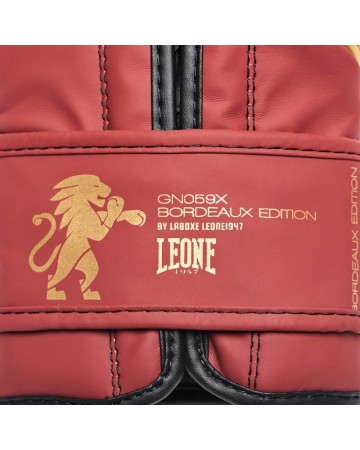 Γάντια προπόνησης Leone BOXING GLOVES BORDEAUX GN059