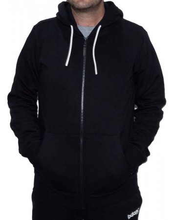 Ανδρική Ζακέτα με Κουκούλα Body Action Men's Full Zip Function Jacket 073324-01 (Black)