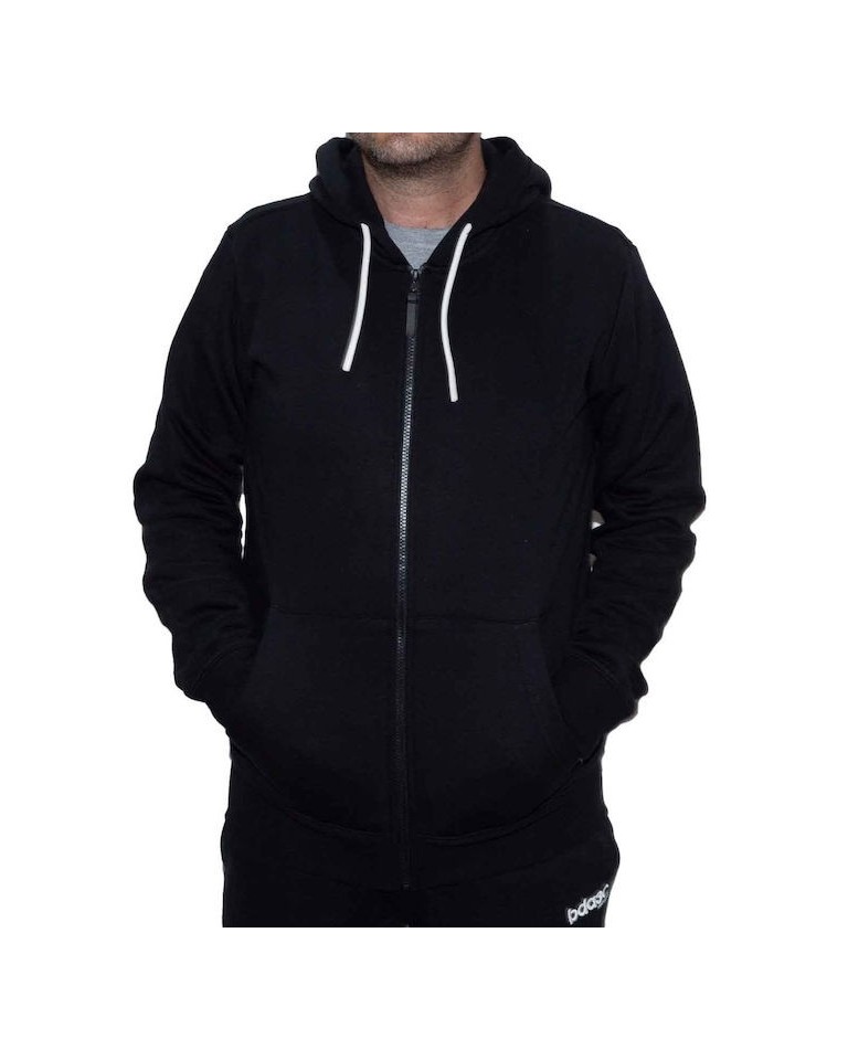 Ανδρική Ζακέτα με Κουκούλα Body Action Men's Full Zip Function Jacket 073324-01 (Black)