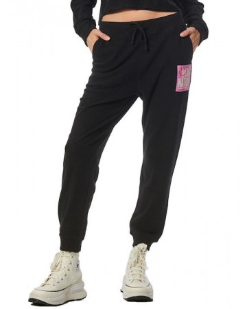 Γυναικείο Παντελόνι Φόρμας Body Action Women's 7/8 High Rise Yoga Joggers 021337-01 (Black)