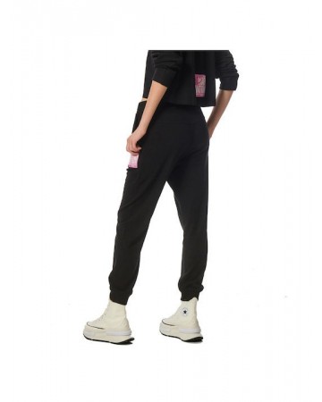 Γυναικείο Παντελόνι Φόρμας Body Action Women's 7/8 High Rise Yoga Joggers 021337-01 (Black)