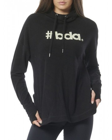 Γυναικεία Ζακέτα Body Action Women's Cowl Neck Hoodie 061325-01 (Black)