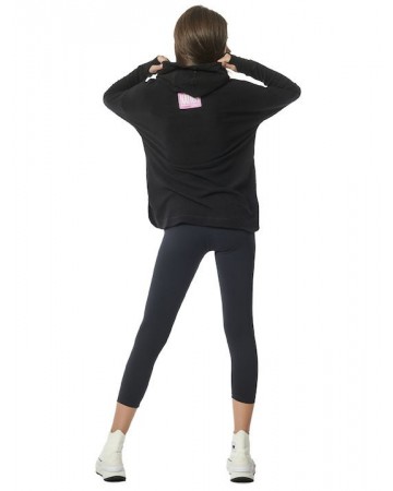 Γυναικεία Ζακέτα Body Action Women's Cowl Neck Hoodie 061325-01 (Black)