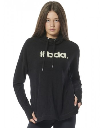 Γυναικεία Ζακέτα Body Action Women's Cowl Neck Hoodie 061325-01 (Black)