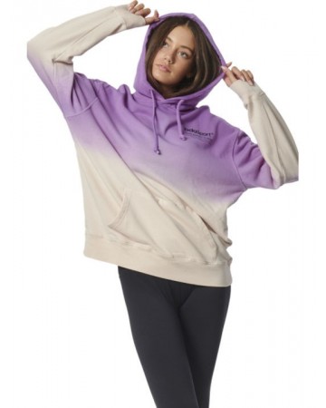 Ζακέτα με Κουκούλα Body Action Dip Dyed Hoodie 063318-13C  (Lilac)