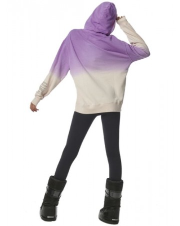 Ζακέτα με Κουκούλα Body Action Dip Dyed Hoodie 063318-13C  (Lilac)