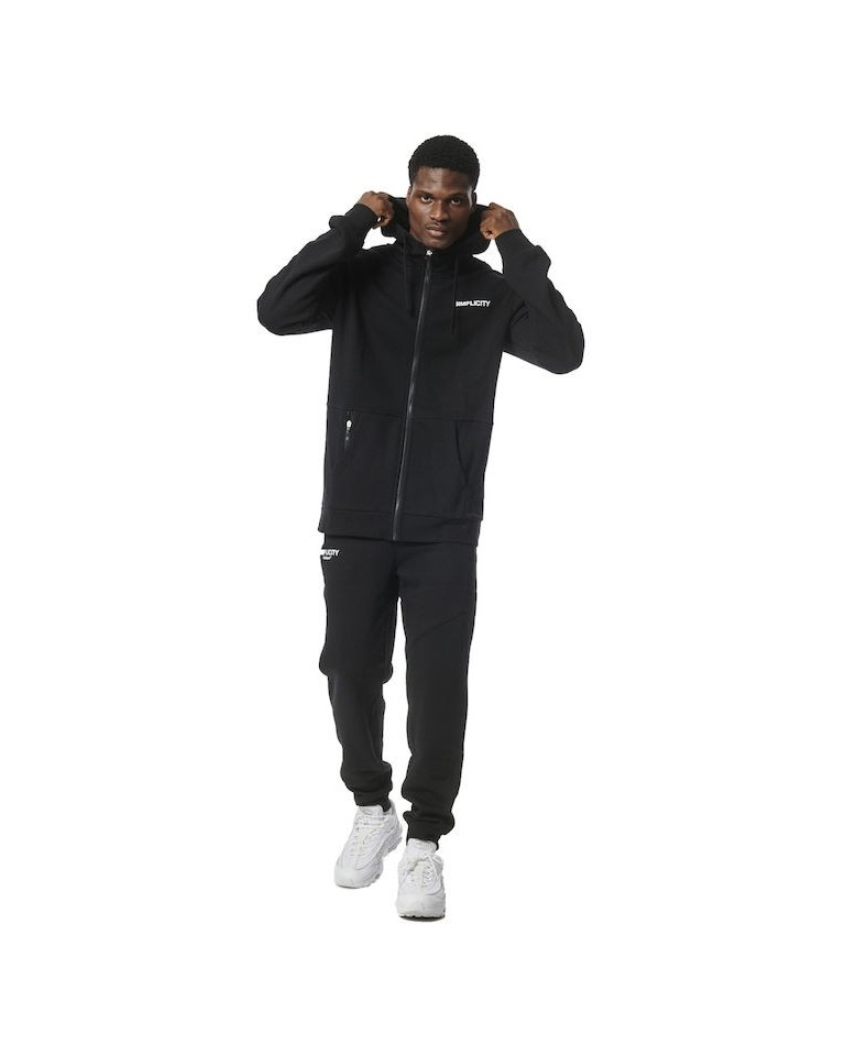 Ανδρική Ζακέτα με Κουκούλα Body Action Men's Full Zip Training Hoodie 073317-01 Black