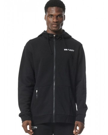 Ανδρική Ζακέτα με Κουκούλα Body Action Men's Full Zip Training Hoodie 073317-01 Black